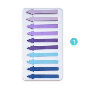 Planet Gates 1 200 Sheets Transparent Fluorescent Index Tabs PET Arrow Flags Sticky Note for Page Marker Planner Stickers Office School