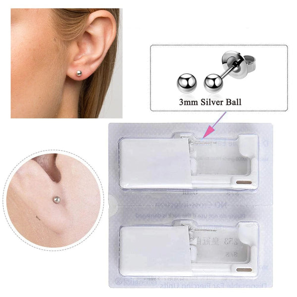 Planet Gates 1-20Pcs/set Ear Piercing Gun Disposable Disinfect Safety Earring Piercer Kit Studs Nose Ring Piercing Machine Body Jewelry Tool