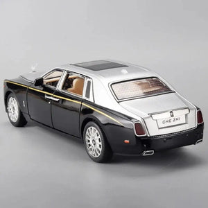 Planet Gates 1:24 RR Phantom Model Zinc Alloy Pull Back Diecast Toy Cars with Sound and Light for Kids Boy Girl Gift