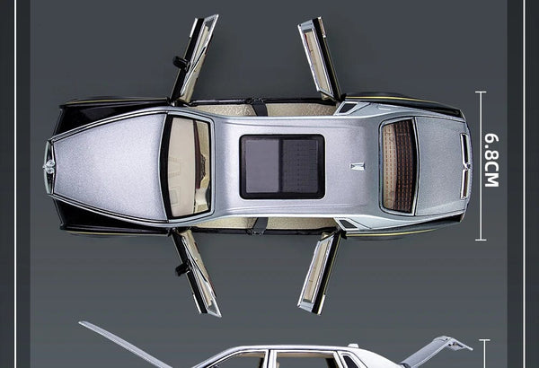 Planet Gates 1:24 RR Phantom Model Zinc Alloy Pull Back Diecast Toy Cars with Sound and Light for Kids Boy Girl Gift