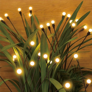 Planet Gates 1/2pack Solar Firefly Garden Lights, 16LEDS Solar Outdoor Swaying Lights By Wind, Warm White Waterproof Solar Powered Garden Decorative Lights For Yard Patio Pathway Landscape