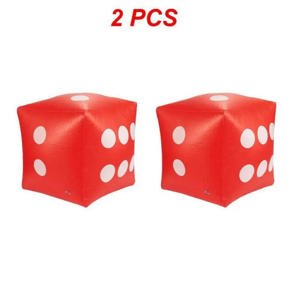 Planet Gates 1/2PCS 30cm Giant Inflatable Dice Beach Garden Party Group Game Tool Outdoor Children Kid Toy Big Dice Activity Atmosphere Toys