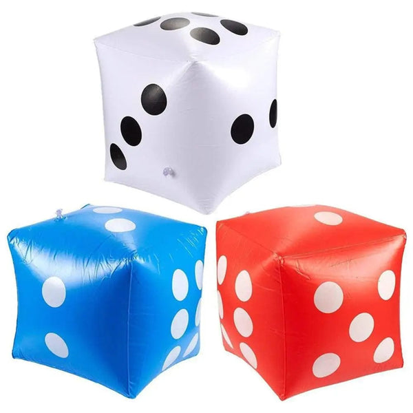 Planet Gates 1/2PCS 30cm Giant Inflatable Dice Beach Garden Party Group Game Tool Outdoor Children Kid Toy Big Dice Activity Atmosphere Toys