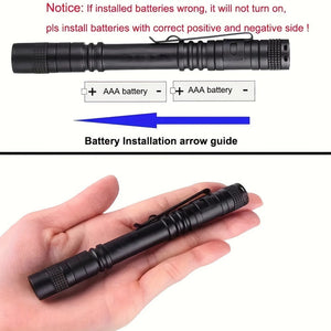 Planet Gates 1/2pcs 395nm UV Black Light Flashlight, Small Portable Pocket Pen Lightsfor Leak, Pet Urine, Hotel Inspection, Dry Stain And Dye Detector Ultraviolet Invisible Ink Torch, Ore Moneyscorpion Detection Lamp