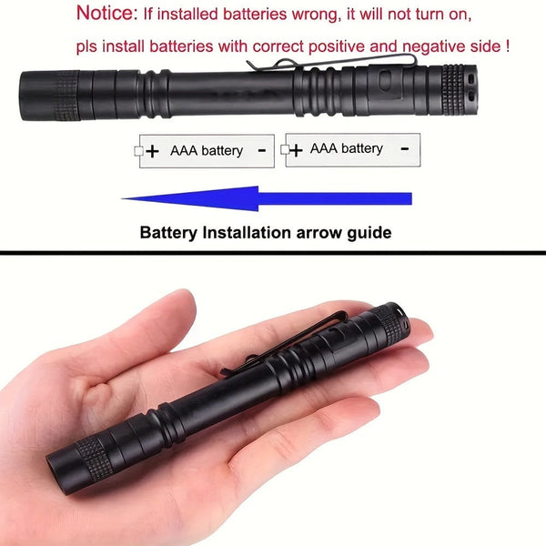 Planet Gates 1/2pcs 395nm UV Black Light Flashlight, Small Portable Pocket Pen Lightsfor Leak, Pet Urine, Hotel Inspection, Dry Stain And Dye Detector Ultraviolet Invisible Ink Torch, Ore Moneyscorpion Detection Lamp