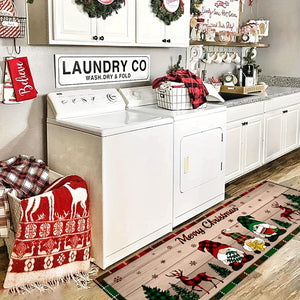 Planet Gates 1/2pcs, Anti-slip Stain Resistant Christmas Area Rug, For Living Room Bedroom Kitchen Office, Home Decor, Room Decor, Christmas Decor