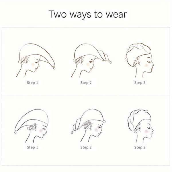 Planet Gates 1/2pcs Hair Towel With Button, Soft Hair Drying Cap, Hair Towel With Embroidery For Bathroom, Super Absorbent Hair Wrap Towel, Shower Cap For Women, Bathroom Supplies, Bathroom Accessories