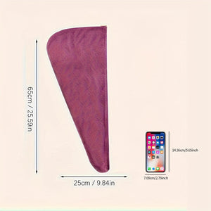 Planet Gates 1/2pcs Hair Towel With Button, Soft Hair Drying Cap, Hair Towel With Embroidery For Bathroom, Super Absorbent Hair Wrap Towel, Shower Cap For Women, Bathroom Supplies, Bathroom Accessories