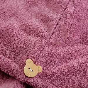 Planet Gates 1/2pcs Hair Towel With Button, Soft Hair Drying Cap, Hair Towel With Embroidery For Bathroom, Super Absorbent Hair Wrap Towel, Shower Cap For Women, Bathroom Supplies, Bathroom Accessories