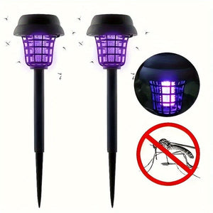 Planet Gates 1/2pcs, Outdoor Solar Mosquito Repellent Lamp, Solar Lawn Lamp, Park Lawn, Courtyard Road, Insect Repellent And Mosquito Repellent
