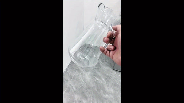 Planet Gates 1/2pcs, Plastic Pitcher With Lid, Easy Clean Heat Resistant Plastic Water Carafe With Handle For Hot/Cold Beverages - Water, Cold Brew, Iced Tea & Juice, Living Room Accessories, Restaurant Supplies