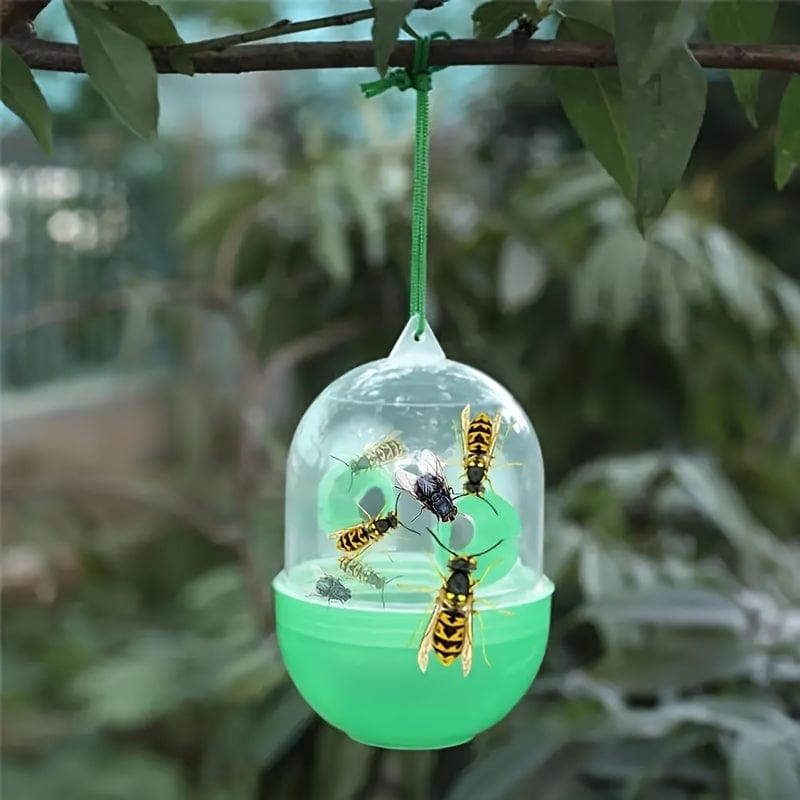 Planet Gates 1/2pcs Reusable Outdoor Hanging Wasp Trap Fly Cage Catching Honey Bee Beekeeping Equipment Tool Bee Pest Control Wasp