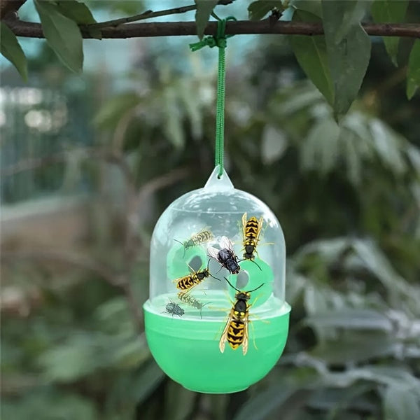 Planet Gates 1/2pcs Reusable Outdoor Hanging Wasp Trap Fly Cage Catching Honey Bee Beekeeping Equipment Tool Bee Pest Control Wasp