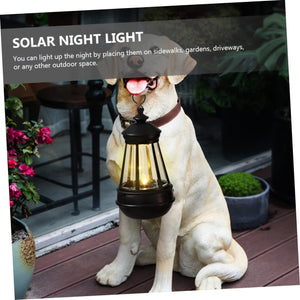 Planet Gates 1/2pcs Solar Outdoor Hanging Lights, Solar Lantern, Retro Solar Lights, 10 Lumens Warm White Waterproof LED Lanterns, For Outdoor DIY Fairy Garden Courtyard Decor