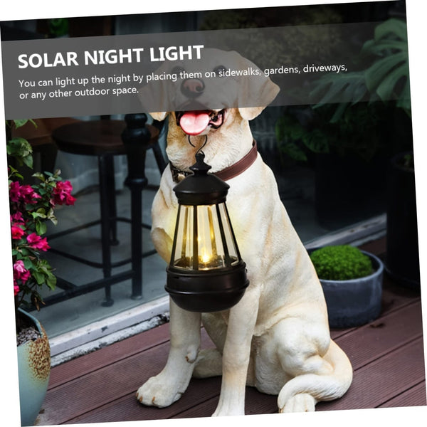 Planet Gates 1/2pcs Solar Outdoor Hanging Lights, Solar Lantern, Retro Solar Lights, 10 Lumens Warm White Waterproof LED Lanterns, For Outdoor DIY Fairy Garden Courtyard Decor