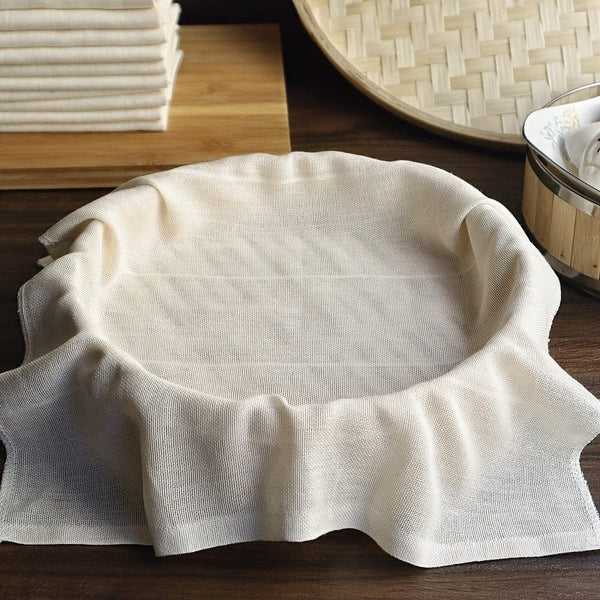 Planet Gates 1/3/5/10pcs Steamer Cloth, Steaming Pad, Non-Stick Steamer Pad, For Steaming Natural Vegetable, Seafood, Eggs, Buns, Dumplings, Round Drawer Cloth, Steaming Baguette, Household Cage Pad, Cotton Gauze Steaming Cloth,