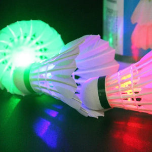 Planet Gates 1/3/5pcs Lighting Badminton Dark Night Colorful LED Lighting Sport Badminton Light Spot Shuttle cock Accessories shuttlecock