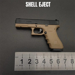 Planet Gates 1:3 Solid Wood Handle 1911 Metal Keychain Model Toy Gun Miniature Alloy Pistol Collection Toy Gift Pendant