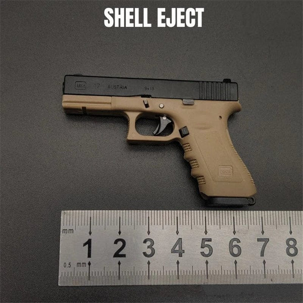 Planet Gates 1:3 Solid Wood Handle 1911 Metal Keychain Model Toy Gun Miniature Alloy Pistol Collection Toy Gift Pendant