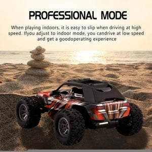 Planet Gates 1:32 2.4G Mini RC Car High Speed Led Lights 20km/h Off Road Racing Vehicle Radio Remote Control Stunt Truck Climbing Kids Toys