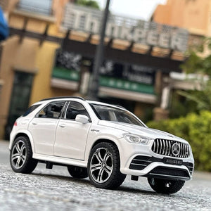 Planet Gates 1:32 GLE 63S SUV Alloy Car Model Diecast Metal Toy Vehicles Car Model High Simulation Sound and Light Collection Childrens Gift