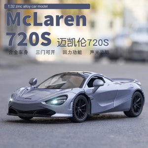 Planet Gates 1:32 Mclaren 720S Model Alloy Sports Car Limited Edition Metal Car Model Collection Toy Car Children's Birthday Gift A285