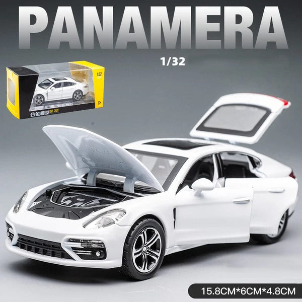 Planet Gates 1:32 Porsche Panamera Handmade Metal Simulation Car Model For Model Car Simulation Car Model Vehicle Children's Boy Toy Car