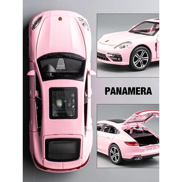 Planet Gates 1:32 Porsche Panamera Handmade Metal Simulation Car Model For Model Car Simulation Car Model Vehicle Children's Boy Toy Car
