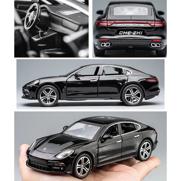 Planet Gates 1:32 Porsche Panamera Handmade Metal Simulation Car Model For Model Car Simulation Car Model Vehicle Children's Boy Toy Car