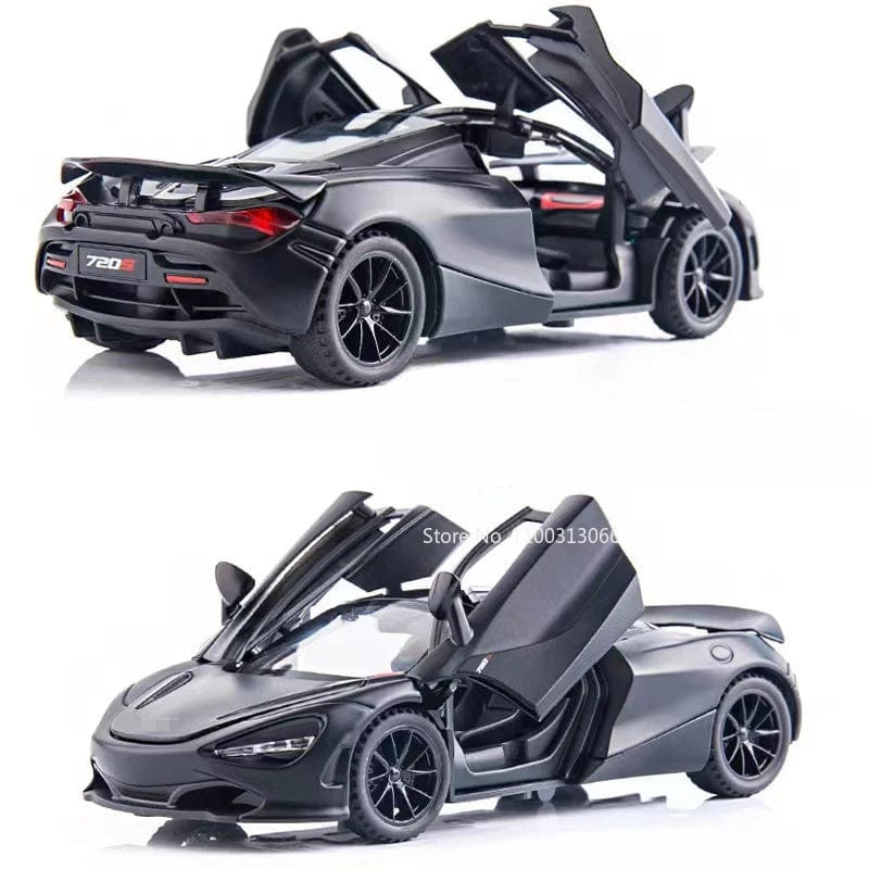 Planet Gates 1/32 Scale 720S Alloy Sports Cars Model Diecasts Toys Metal Vehicles Model with Sound Light Doors Can Be Opened Car for Boy Gift