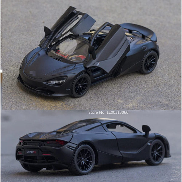 Planet Gates 1/32 Scale 720S Alloy Sports Cars Model Diecasts Toys Metal Vehicles Model with Sound Light Doors Can Be Opened Car for Boy Gift