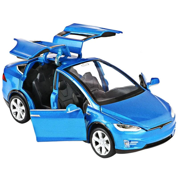 Planet Gates 1:32 Simulation MODEL X Alloy Car Model Diecasts & Toy Vehicles Decoration Sound Light Kid Toys For Children Christmas Gifts Boy