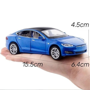Planet Gates 1:32 Tesla Model S 100D Model X 90D Toy Car Model Diecast Alloy Metal Sound & Light Pull Back Collection Gift For Boy Kid