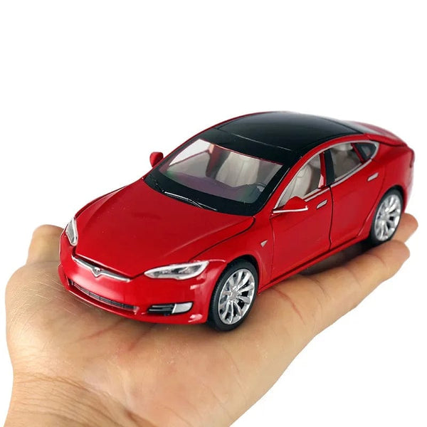 Planet Gates 1:32 Tesla Model S 100D Model X 90D Toy Car Model Diecast Alloy Metal Sound & Light Pull Back Collection Gift For Boy Kid