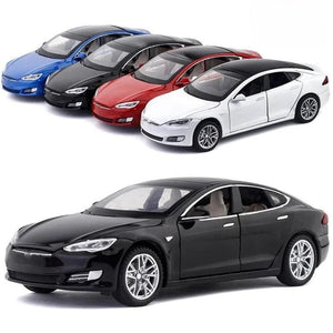 Planet Gates 1:32 Tesla Model S 100D Model X 90D Toy Car Model Diecast Alloy Metal Sound & Light Pull Back Collection Gift For Boy Kid