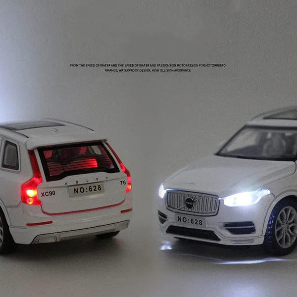 Planet Gates 1:32 VOLVO XC90 SUV Alloy Car Model Diecasts Metal Toy Vehicles Sound Light Simulation Collectibles Boy Kids Cars Toys Gifts
