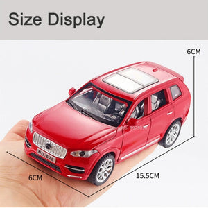 Planet Gates 1:32 XC90 SUV Alloy Car Model Toys Metal Diecast Simulation Off Road Vehicle Model Sound Light Collection Boy Hobbies Collection