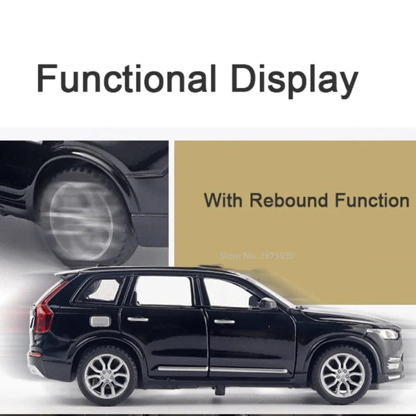 Planet Gates 1:32 XC90 SUV Alloy Car Model Toys Metal Diecast Simulation Off Road Vehicle Model Sound Light Collection Boy Hobbies Collection