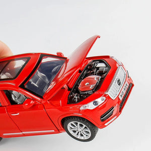 Planet Gates 1:32 XC90 SUV Alloy Car Model Toys Metal Diecast Simulation Off Road Vehicle Model Sound Light Collection Boy Hobbies Collection