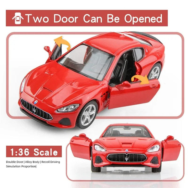 Planet Gates 1:36 Maserati Gran Turismo MC High Simulation Exquisite Diecast Toy Vehicles Car Styling Alloy Car Model Toy Cars