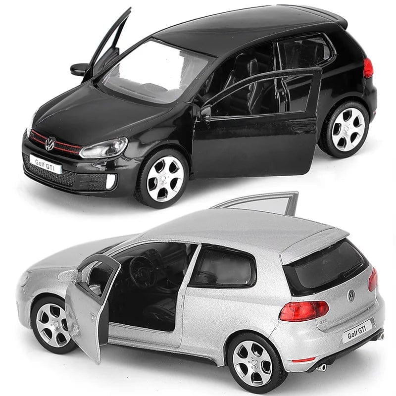 Planet Gates 1/36 VW Golf 6 Diecasts Car Model Volkswagen To Scale Golf Gti Miniature Alloy Toy Pull Back Vehicle Models for Childrens Gifts
