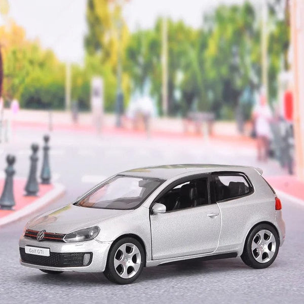Planet Gates 1/36 VW Golf 6 Diecasts Car Model Volkswagen To Scale Golf Gti Miniature Alloy Toy Pull Back Vehicle Models for Childrens Gifts