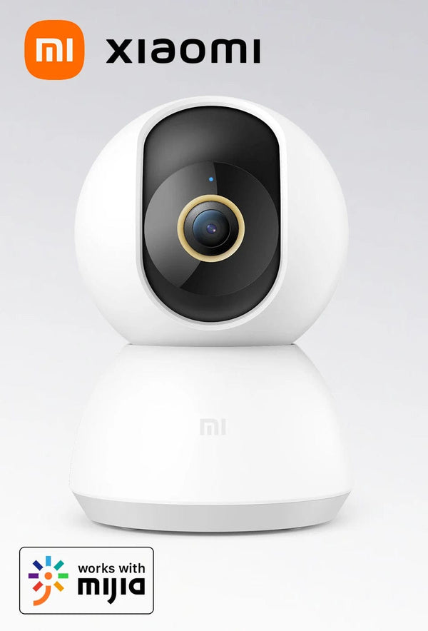 Planet Gates 1/4" / EU Plug Xiaomi 360° Smart Home Security Camera Mi PTZ 2K Webcam 1296P 3 Megapixel AI Human Detection Night Vision Webcam Work With Mijia