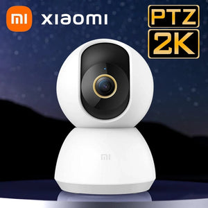 Planet Gates 1/4" / EU Plug Xiaomi 360° Smart Home Security Camera Mi PTZ 2K Webcam 1296P 3 Megapixel AI Human Detection Night Vision Webcam Work With Mijia
