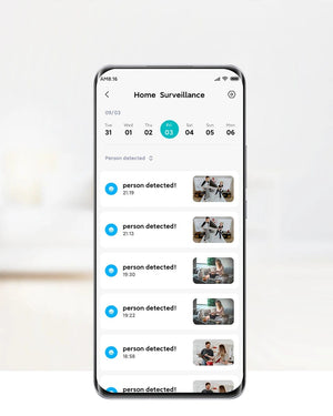 Planet Gates 1/4" / EU Plug Xiaomi 360° Smart Home Security Camera Mi PTZ 2K Webcam 1296P 3 Megapixel AI Human Detection Night Vision Webcam Work With Mijia