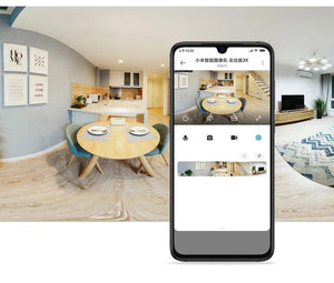 Planet Gates 1/4" / EU Plug Xiaomi 360° Smart Home Security Camera Mi PTZ 2K Webcam 1296P 3 Megapixel AI Human Detection Night Vision Webcam Work With Mijia