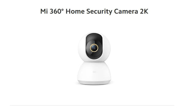Planet Gates 1/4" / EU Plug Xiaomi 360° Smart Home Security Camera Mi PTZ 2K Webcam 1296P 3 Megapixel AI Human Detection Night Vision Webcam Work With Mijia