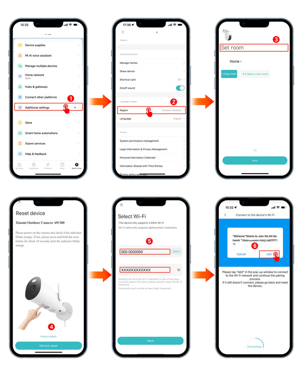 Planet Gates 1/4" / EU Plug Xiaomi 360° Smart Home Security Camera Mi PTZ 2K Webcam 1296P 3 Megapixel AI Human Detection Night Vision Webcam Work With Mijia