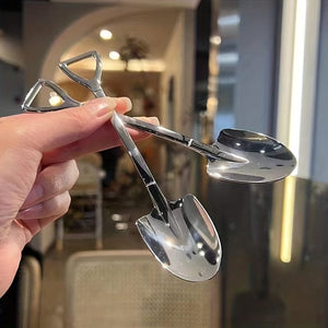 Planet Gates 1/4pcs Stainless Steel Spoon, Spade Spoon, Dessert Spoon, Fruit Spoon, Iced Tea Spoon, Coffee Mixing Spoon, Jam Spoon, Ice Cream Spoon, Salad Spoon, Dressing Spoon, Specialty Spoon, Kitchen Utensils, Hotel Utensils