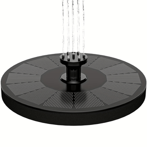 Planet Gates 1.4W 1pc 2.5W Solar Pond Fountain With 6 Nozzles, Solar Powered Water Fountain DIY Kit For Garden, Ponds, Pool, Fish Tank, Outdoor, Pond Decor